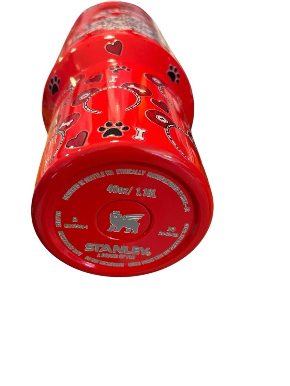 101 Dalmations Stanley Quencher 40 oz Flowstate Red Tumbler Custom Wrap New - Picture 7 of 7
